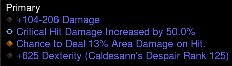 diablo 3 Can you overwrite Caldesann