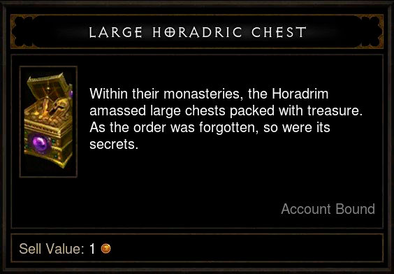 7371 E 11 B Large Horadric Chest