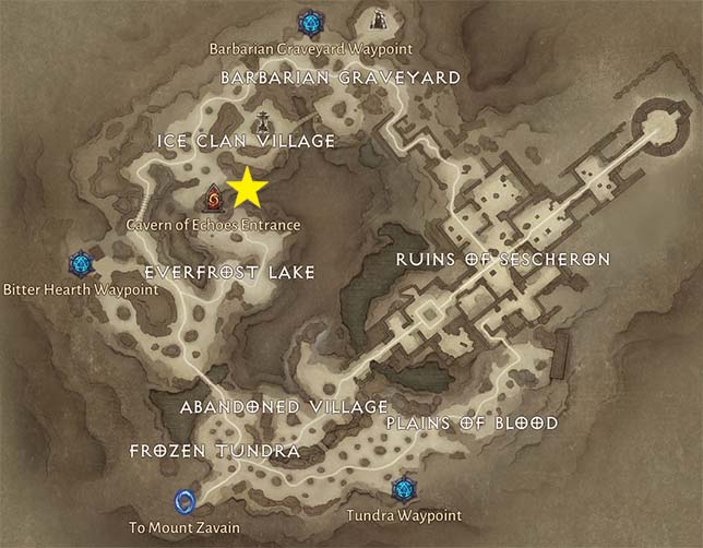 Cavern of Echoes Map