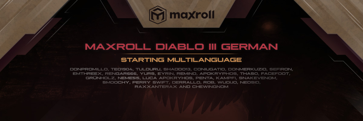 Diablo 3 Season 23 Multilanguage for Diablo 3  Maxroll.gg