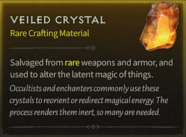 Veiled Crystal  Material