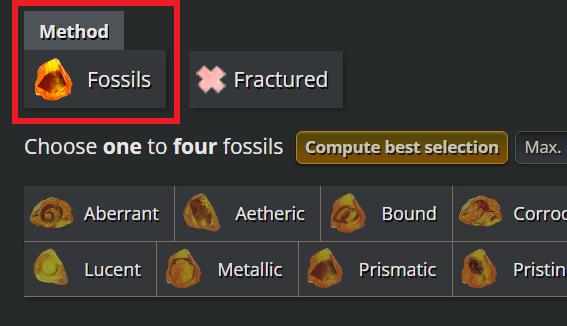 Fossil Method 1