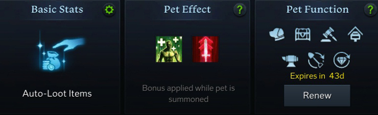 Pet Features