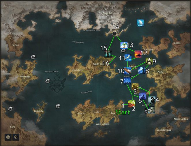 Lost Ark Arkesia Map in 2023